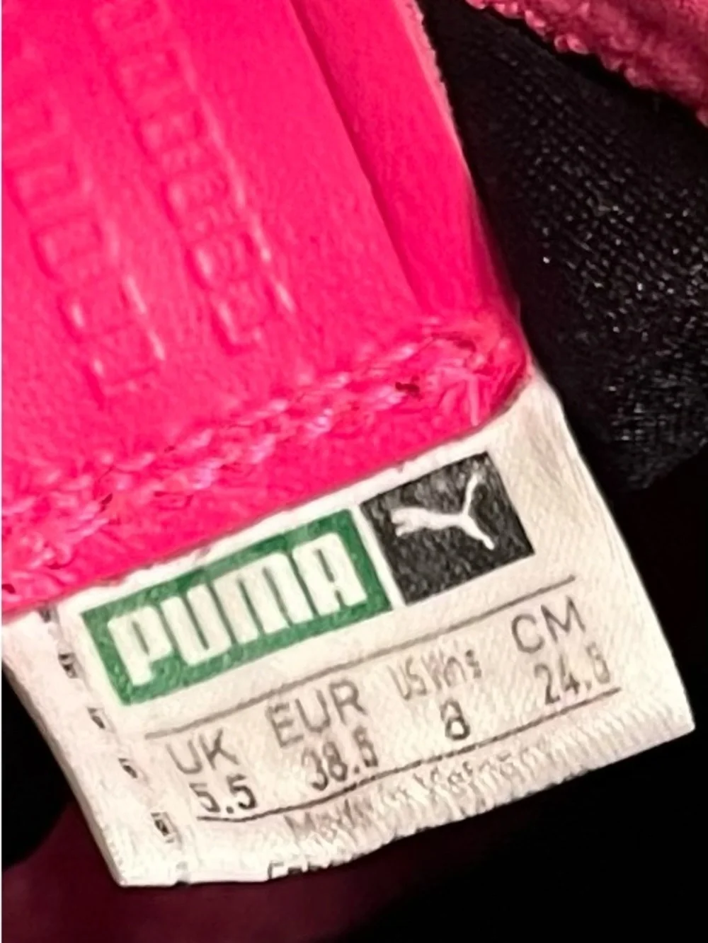 Puma RS-System Women’s Sneakers Black Pink Orange US 8